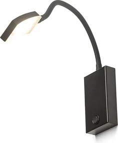RENDL FRISCO W fali lĂĄmpa fekete 230V LED 4.2W 120° 3000K