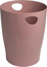 Papírkosár, 15 liter, PP, EXACOMPTA Ecobin Skandi, púderrózsaszín (EX45338D)