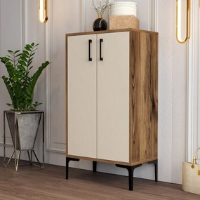 Cipősszekrény Prag Walnut and Cream