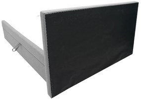 Franciaágy Boxspring 180 cm Revenant (világosszürke) (ágyráccsal és matraccal) (tárolóhellyel). 1098563