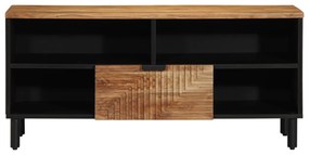 TV állvány 100x33,5x46 cm Tömör akácfából
