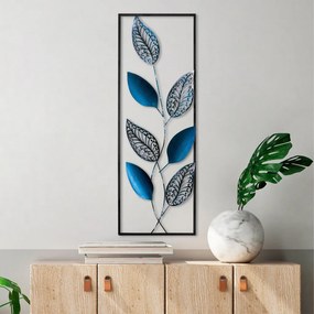 Leaf fém fali dekoráció, 32×90 cm – TR930DYU1236