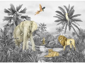 Gyerek fotótapéta Jungle 252 x 182 cm, 4 részes