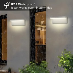 Brilagi - LED kültéri fali lámpatest TESSI LED/10W/230V fehér IP54