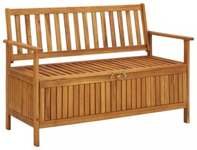 tömör akácfa kerti tárolópad 120 cm