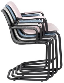 Világosszürke étkezőszék szett 2 db-os Thirsty – Zuiver