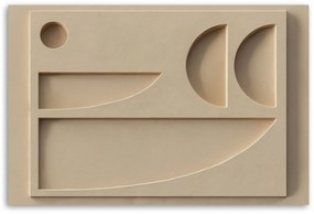 Gario Vászonkép Minimalista megkönnyebbülés Méret: 100 x 70 cm