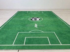 Focipálya mintás gyerekszőnyeg 70x140 cm