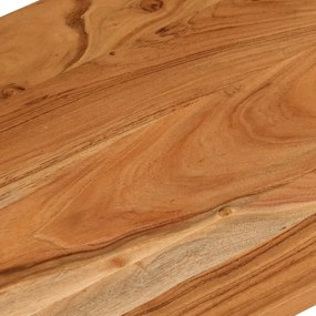 tömör akácfa téglalap alakú asztallap 80 x 50 x 2,5 cm