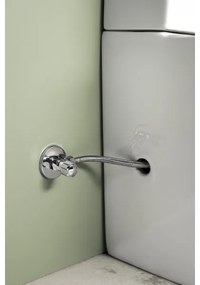 Sapho - BELLO kombinált WC, alsó/hátsó kifolyás, kerámia, fehér