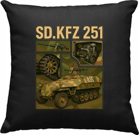 Szállítópárna Sd.kfz 251 Fekete
