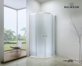 Balneum Royal  íves zuhanykabin 6mm-es nano vízlepergető matt üveggel 80