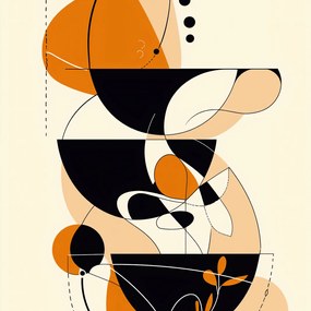 Poszter 50x50cm Táncos körök