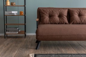 Kanapé futon Samara (világosbarna). 1073581