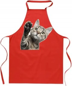 Konyhai kötény Cica Pacsi Ajándék Cica