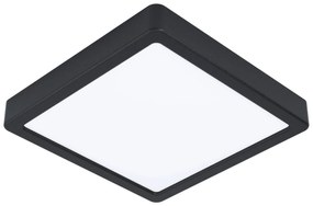 Eglo 99256 Fueva 5 LED panel, fekete, szögletes, 2100 lm, 4000K természetes fehér, beépített LED, 17W, IP20, 210x210 mm