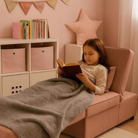 Ágyazható Fotel Rózsaszín Színben. IBERIS 67 cm