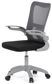 Gyerekszék állítható magassággal, szürke hálós háttámlával. KA-K2008 GREY