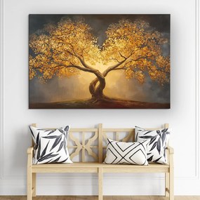 DUBLEZ | Fából készült kép - Arany életfa