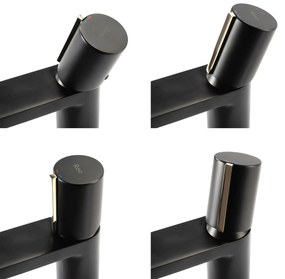 ICON Black Gold magasított fürdőszobai mosdó csaptelep