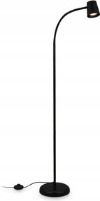Briloner állólámpa 127,5 cm, állítható fejjel, fekete, GU10, 9W