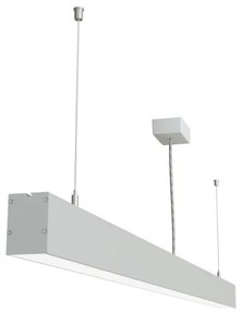 APLED - LED Csillár zsinóron LOOK LED/58W/230V 4000K 150 cm ezüst