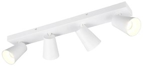 Fehér spotlámpa ø 8 cm Sharp – Trio