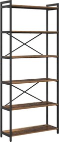 vidaXL Könyvespolc Régi fa 40 x 30 x 85 cm Faanyag