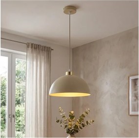 Brilagi - Kábelcsillár MOON 1xE27/60W/230V Ø 30 cm bézs/arany