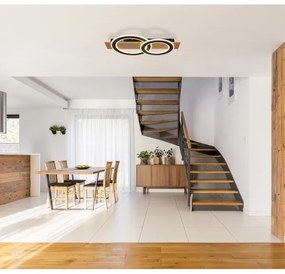 Globo 48038-40 - LED Mennyezeti lámpa JAYDEN LED/40W/230V barna