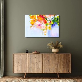 Kép - Virágok, festmény (90x60 cm)