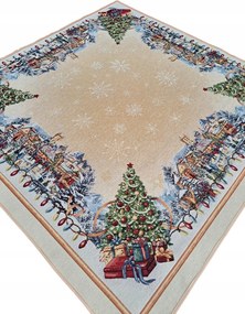 Abrosz karácsonyi gobelin 100x100 cm Különböző Minták