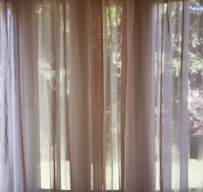 Angéla Organza Függöny 250 x 300 cm Barack