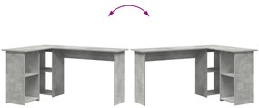 Beton szürke számítógépes asztal Beton szürke Forgácslap