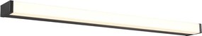 Matt fekete LED fali lámpa (hosszúság 80 cm) Fabio – Trio