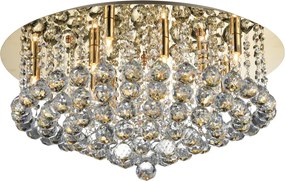 AZZARDO 3084 BOLLA Kristály Mennyezeti Lámpa G9 IP20