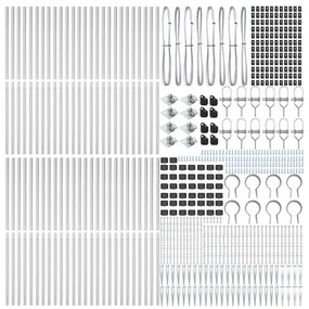Kerítésoszlopok Spike-kal 52 db Ø32 mm 170 cm Horganyzott Acél
