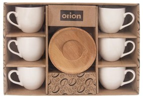 Fehér porcelán csésze szett 6 db-os 125 ml Whiteline – Orion