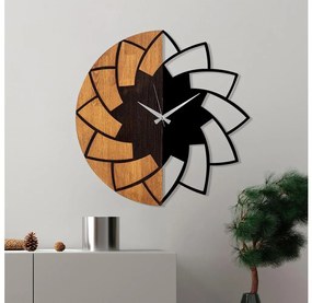 Fali óra 56 cm átmérő, 1xAA, fa/fém kivitel