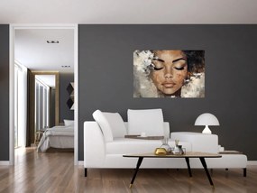 Kép - Női portré (90x60 cm)