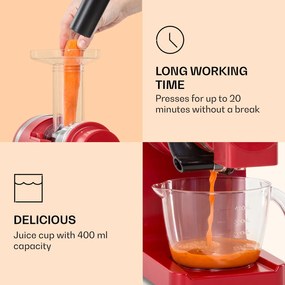 Klarstein Bella Elegance, gyümölcscentrifuga, 200 W, 400 ml, BPA mentes