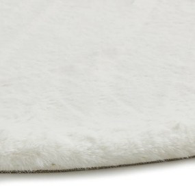 Teddy fehér szőnyeg, ⌀ 120 cm - Think Rugs