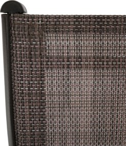 Rakásolható szék, barna melír/barna, ALDERA