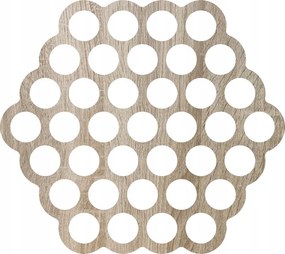 Tányéralátét szett 4 db-os Hatszög áttört különböző színek