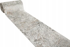 Futószőnyeg Szőnyeg Folyosóra 120 cm széles Csillogó Szürke Réz Maya