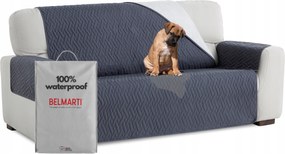 Vízálló ágytakaró négyszemélyes kanapéhoz teflon védő szürke 200 cm