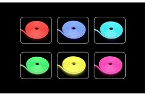 Rabalux 79021 - RGBW LED szalag, 21W, 5 m, IP67, dimmelhető, távirányítóval