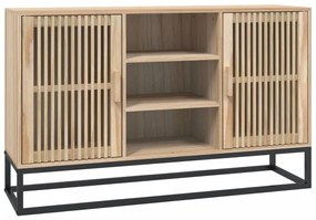 szerelt fa tálalószekrény 105 x 30 x 65 cm