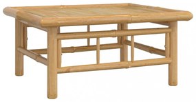 vidaXL bambusz kerti asztal 65 x 55 x 30 cm