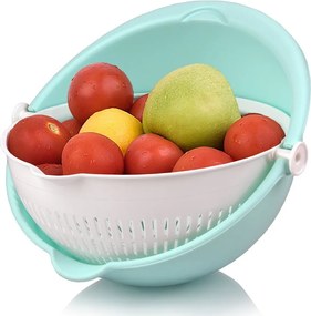 Cédrus Forgatható gyümölcssaláta tál konyhai szűrő 21 cm
